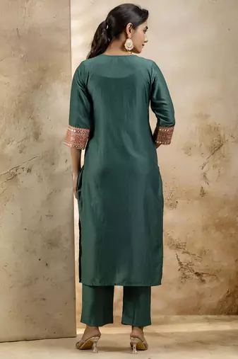 Rama embroidered viscose rayon   salwar suit
