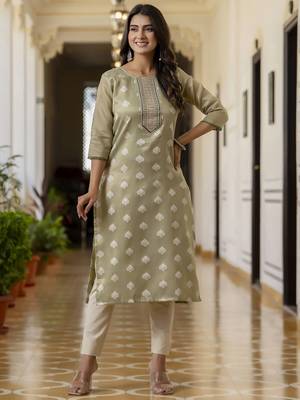 Pista embroidered shimmer silk salwar suit 1
