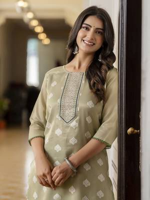 Pista embroidered shimmer silk salwar suit 4