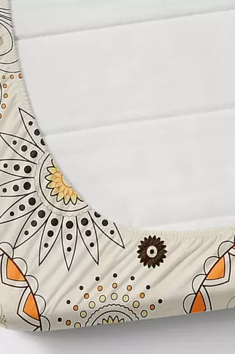 Cream white bed sheets with 2 king size pillow cover and double bed around elastic size 72x78x8 inches