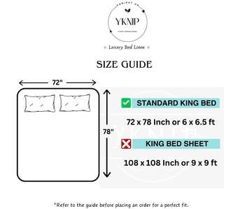 Cream white bed sheets with 2 king size pillow cover and double bed around elastic size 72x78x8 inches 5