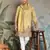 YELLOW VISCOSE SILK THEAD WITH SEQUINS EMBROIDERED WORK WEDDING FUNCTION FESTIVAL PARTY WEAR STRAIGHT KURTA WITH DUPATTA