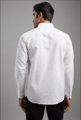 Arruga stylish white pleats shirt 2
