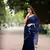 Aakar Nayra | Blue Handloom Cotton Saree