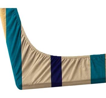 multicolor glace cotton fiited bedsheet 3