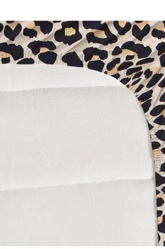 multicolor glace cotton fiited bedsheet