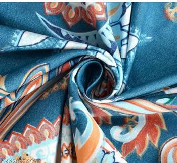 multicolor glace cotton fiited bedsheet 3
