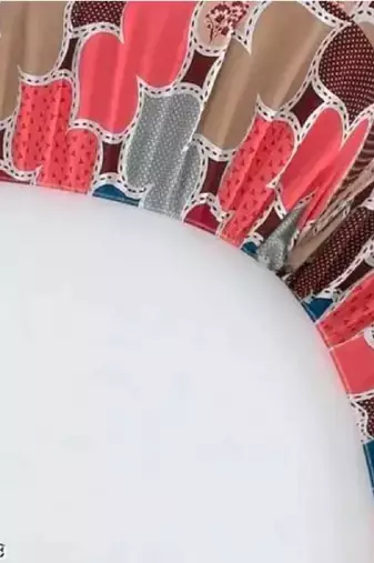 multicolor glace cotton fiited bedsheet
