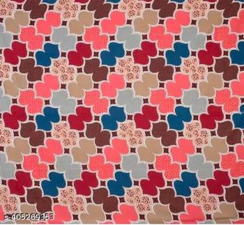 multicolor glace cotton fiited bedsheet 4