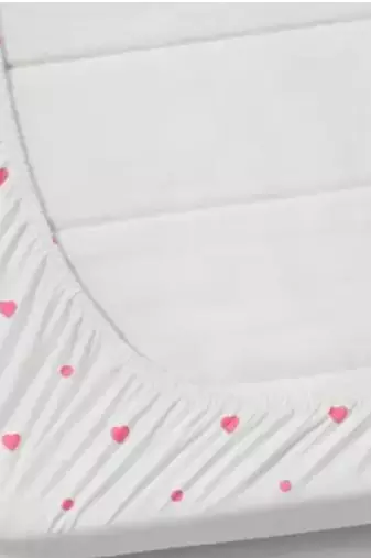 multicolor glace cotton fiited bedsheet