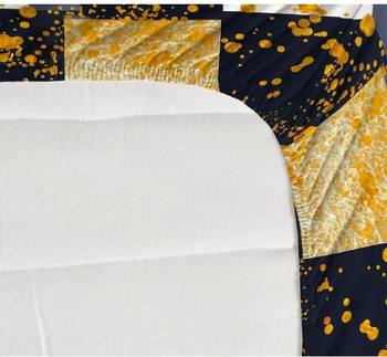 multicolor glace cotton fiited bedsheet 3