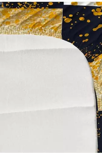 multicolor glace cotton fiited bedsheet