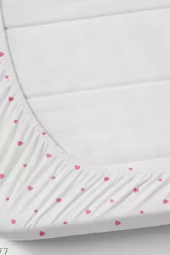 multicolor glace cotton fiited bedsheet