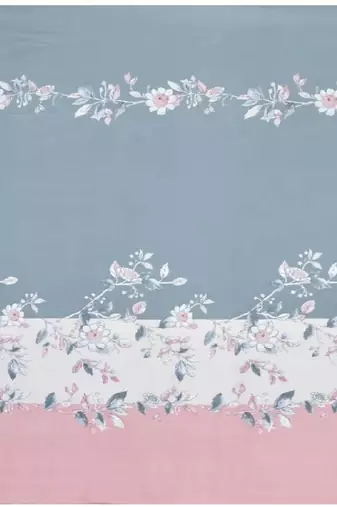 multicolor glace cotton fiited bedsheet