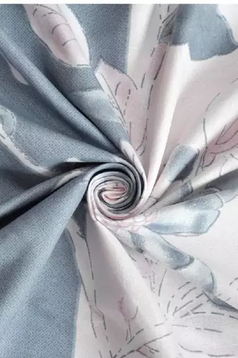 multicolor glace cotton fiited bedsheet