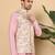 Light blue silk embroidered nehru jacket