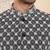 Black silk embroidered nehru jacket