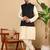 Yellow silk embroidered nehru jacket