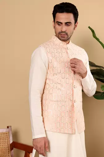 Black cotton embroidered payjamas