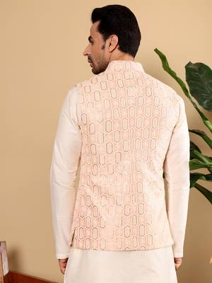 Black cotton embroidered payjamas 3
