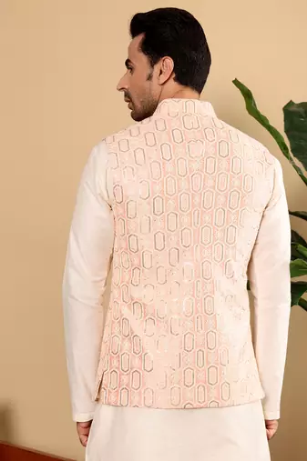 Black cotton embroidered payjamas