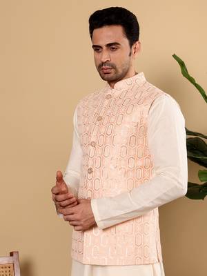 Black cotton embroidered payjamas 4
