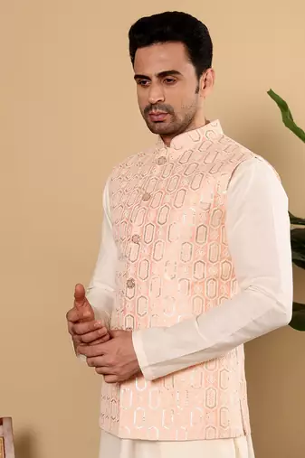 Black cotton embroidered payjamas