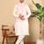White cotton embroidered payjamas