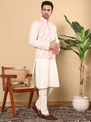 White cotton embroidered payjamas 2