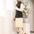 Ivory silk embroidered nehru jacket