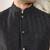 Ivory silk embroidered nehru jacket