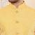 Ivory viscose embroidered nehru jacket