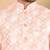 Ivory viscose embroidered nehru jacket