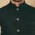 Cream velvet embroidered nehru jacket