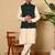 Cream velvet embroidered nehru jacket