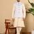 Pink viscose embroidered nehru jacket
