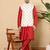 Blue viscose embroidered nehru jacket