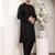 Ivory viscose embroidered nehru jacket