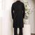 Ivory viscose embroidered nehru jacket