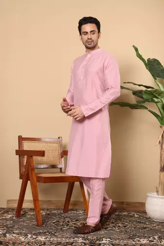 Cream viscose embroidered nehru jacket