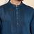 Cream viscose embroidered kurta pajama