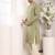 Off white silk embroidered kurta pajama