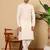 Black viscose embroidered kurta pajama