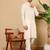 Black viscose embroidered kurta pajama