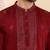 Off white viscose embroidered kurta pajama