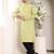 Off white viscose embroidered kurta pajama