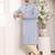 Cream viscose embroidered kurta pajama