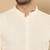 Cream cotton embroidered kurta pajama