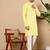 Black cotton embroidered kurta pajama