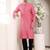 Black cotton embroidered kurta pajama